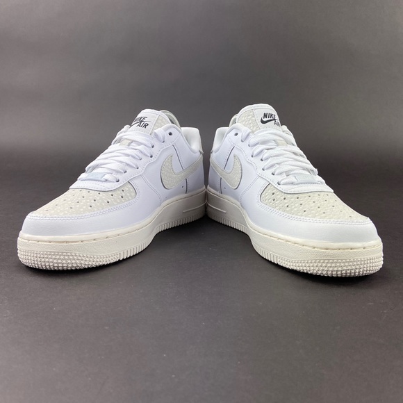 Nike By You Women's Air Force 1 Low White Shoes - Picture 7 of 10